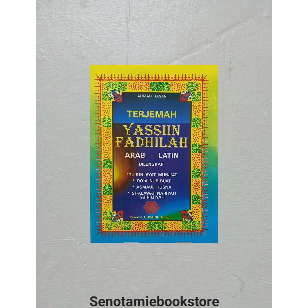 BUKU YASIN FADILAH ARAB LATIN HVS