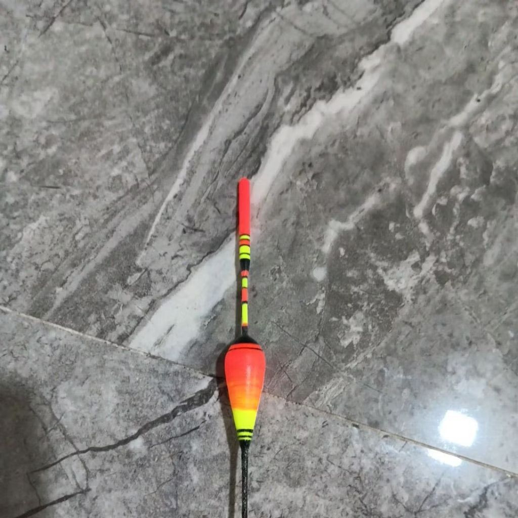 Pelampung Pancing kayu balsa 12cm