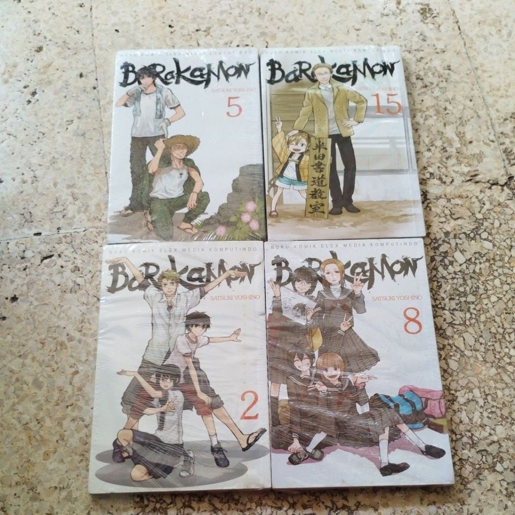 komik cabutan barakamon cabutan nomor 2, 5, 8, 15/ satsuki yoshino manga / elex media