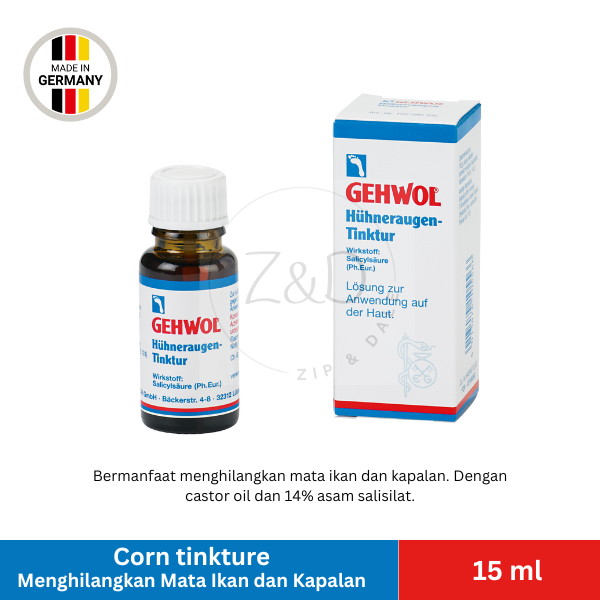 ORIGINAL GEHWOL corn skin tincture penghilang kapalan kutil kallus mata ikan