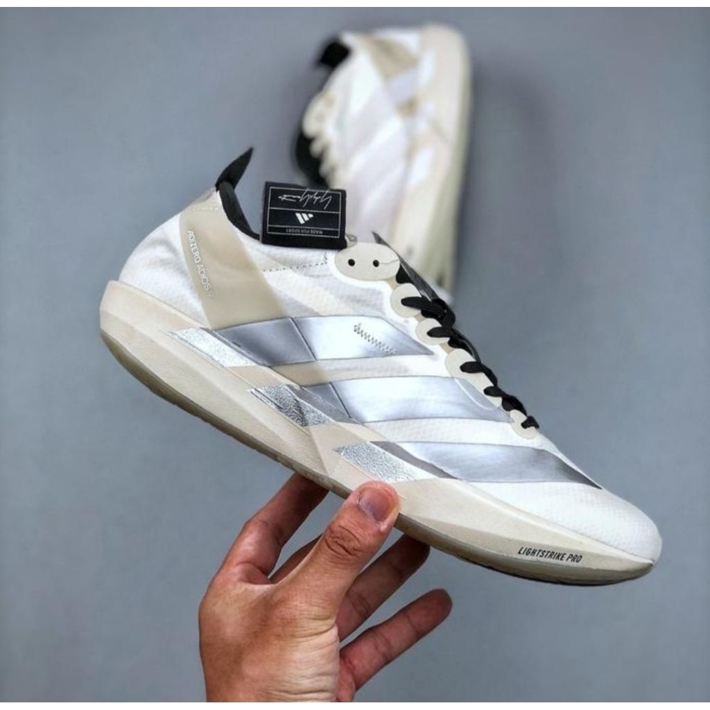 Sepatu Running Adidas Adizero  Adios 9 Y - 3 Alumina / Kick Avenue