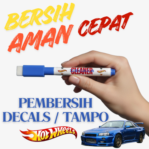 BELI 1 GRATIS 1 Spidol Decals Cleaner Hot Wheels. Sangat Mudah. penghilang tampo anti minyak putih.