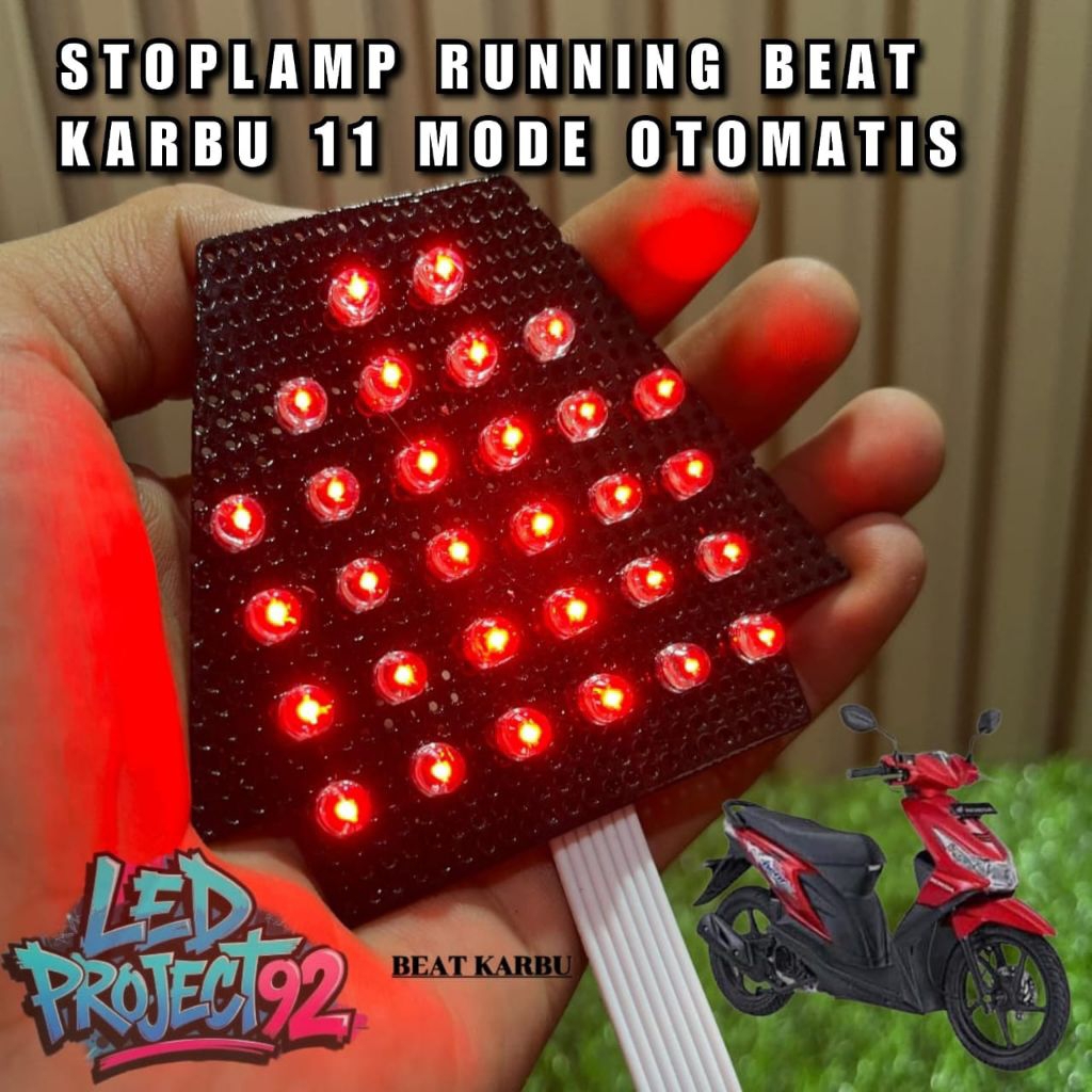 Stoplamp Running beat karbu 11 mode variasi otomatis
