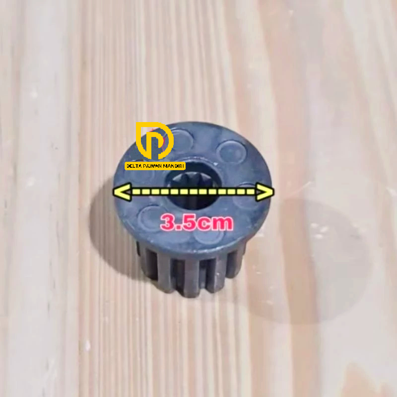 inti pulsator mesin cuci LG gigi dalam 11 gigi luar 12