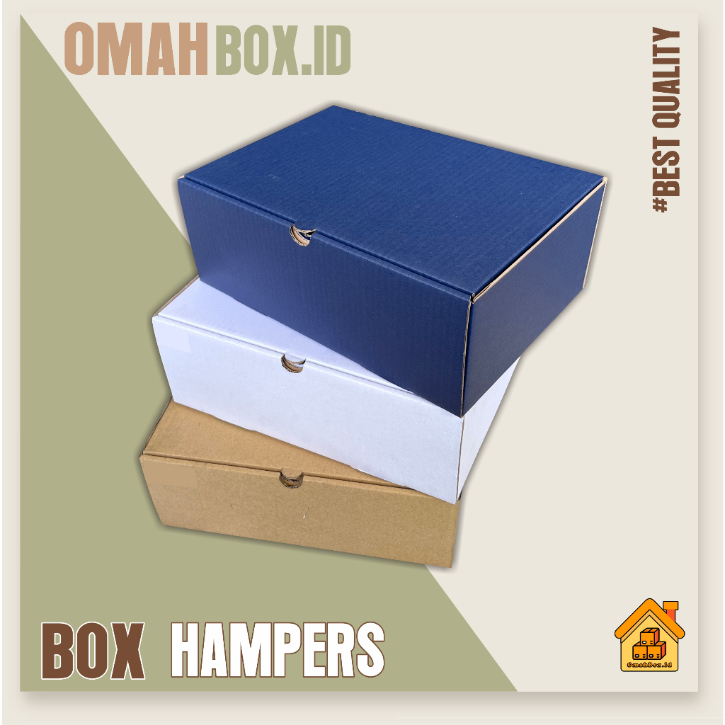 Box Hampers 31x21x11 cm B FLUTE | kardus box polos | kardus diecut | box diecut | box hampers | box 