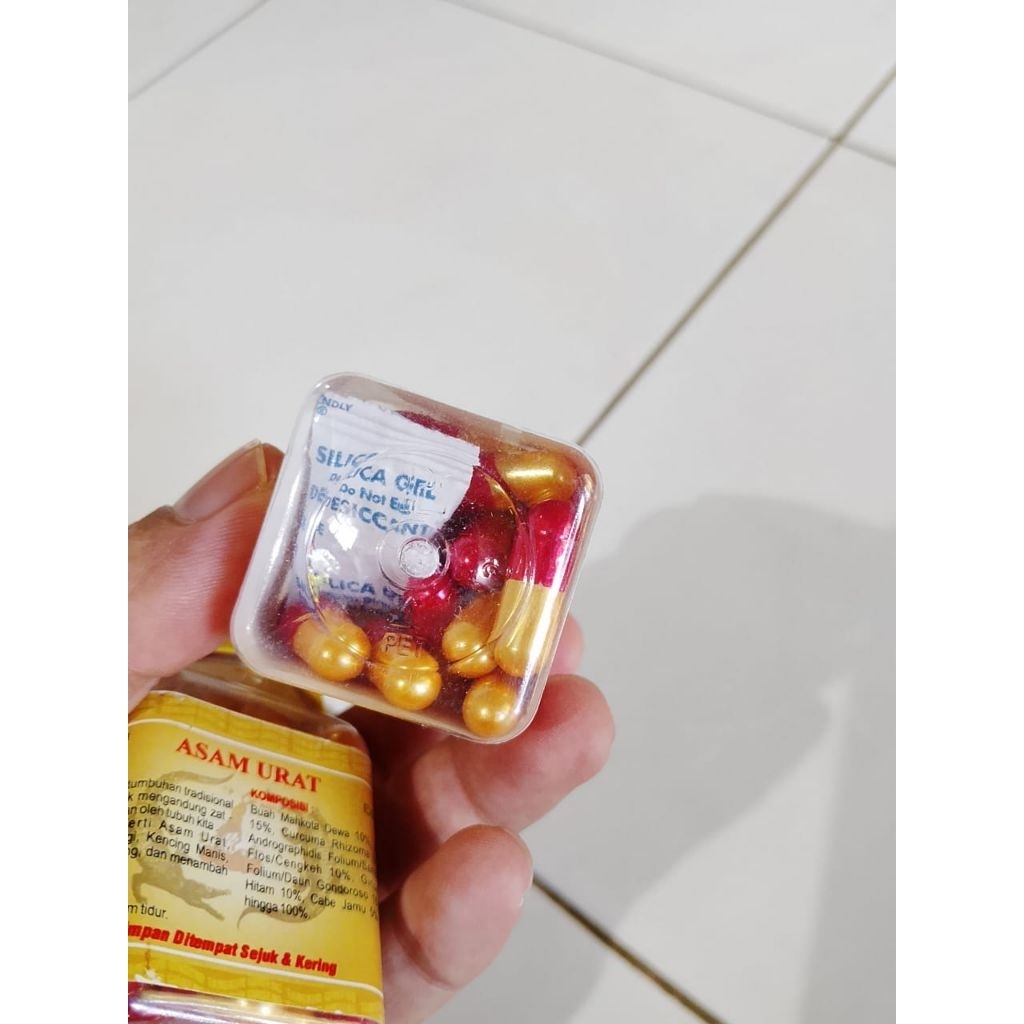 Jamu Kapsul Tangkur Botolan Ginseng (Asam Urat)