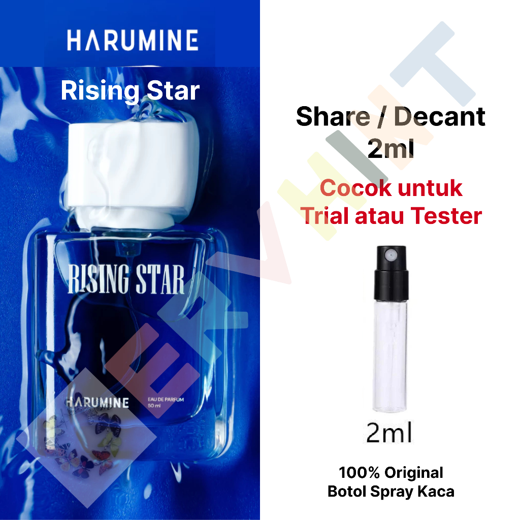 [Decant Parfum] Harumine - Rising Star EDP (Eau de Parfum) | Marine Melon Lavender | Pria