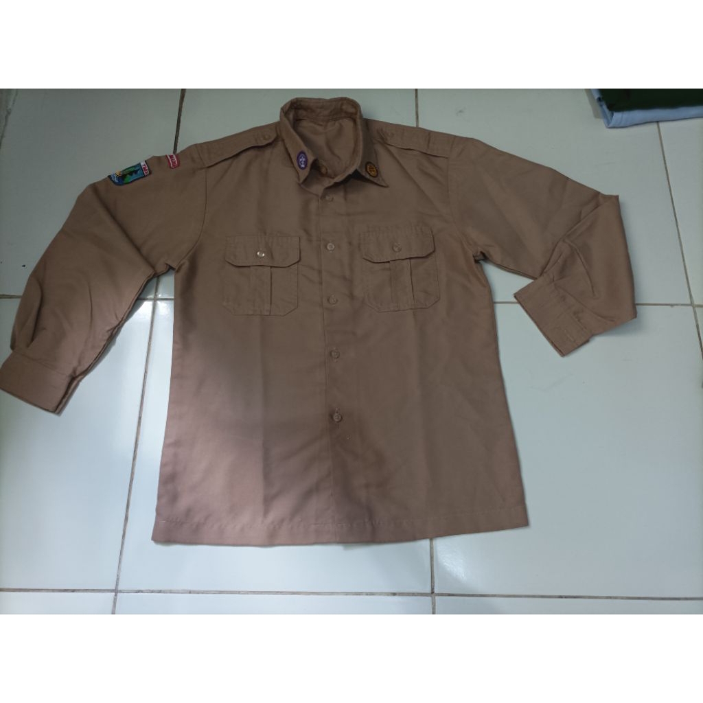 Kemeja seragam pramuka SMP preloved