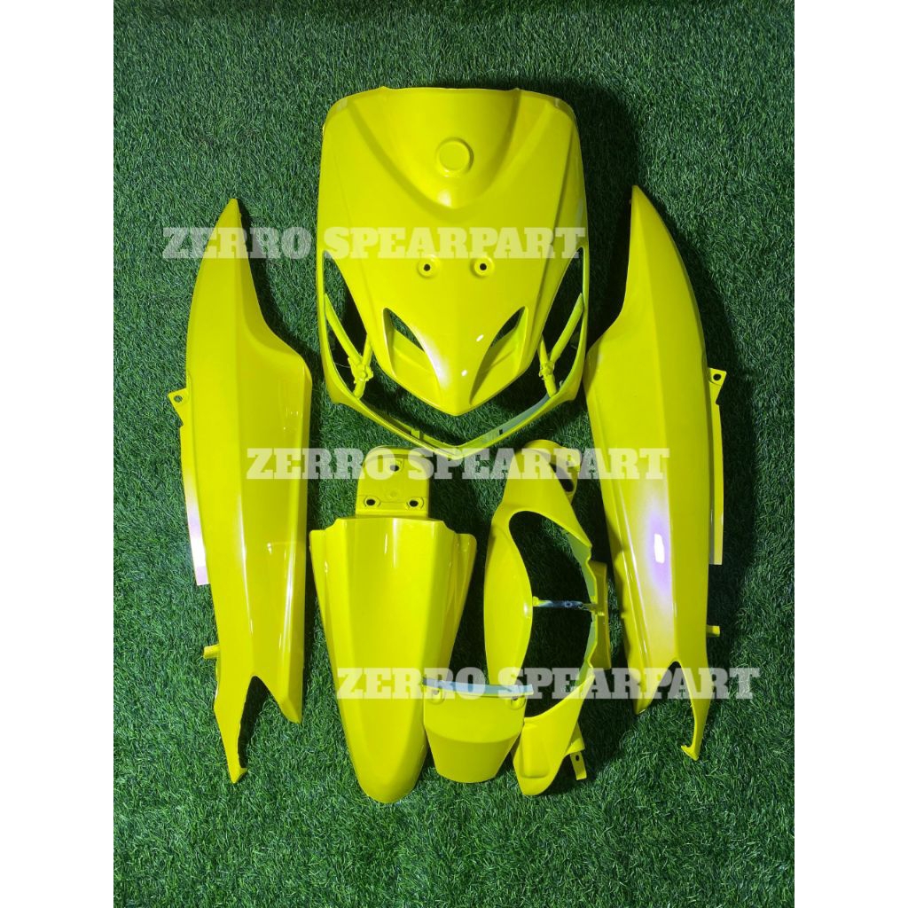 COVER FULL SET BODY HALUS MIO SMILE KUNING LEMOM LEMBAYUNG UNGGU