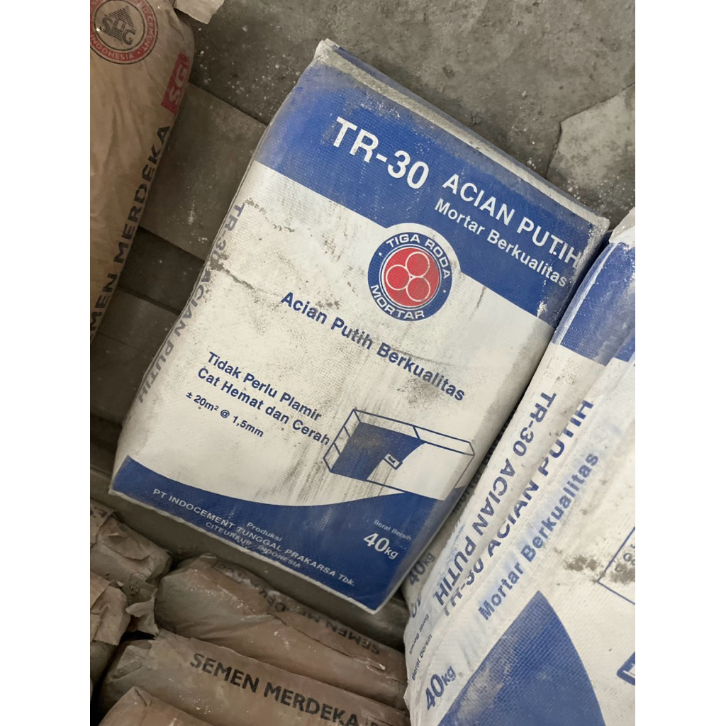 Tr 30 Acian putih Tiga roda 40kg