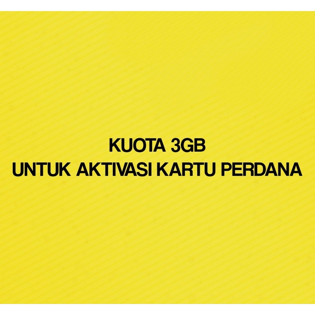 Kuota 3gb all operator