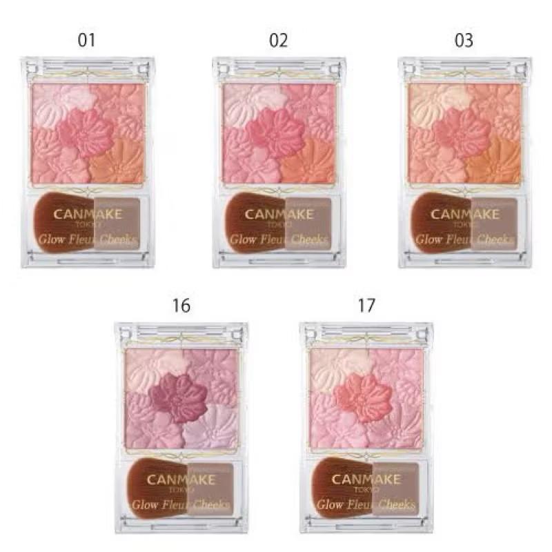 CANMAKE GLOW FLEUR CAKE BLUSH ON