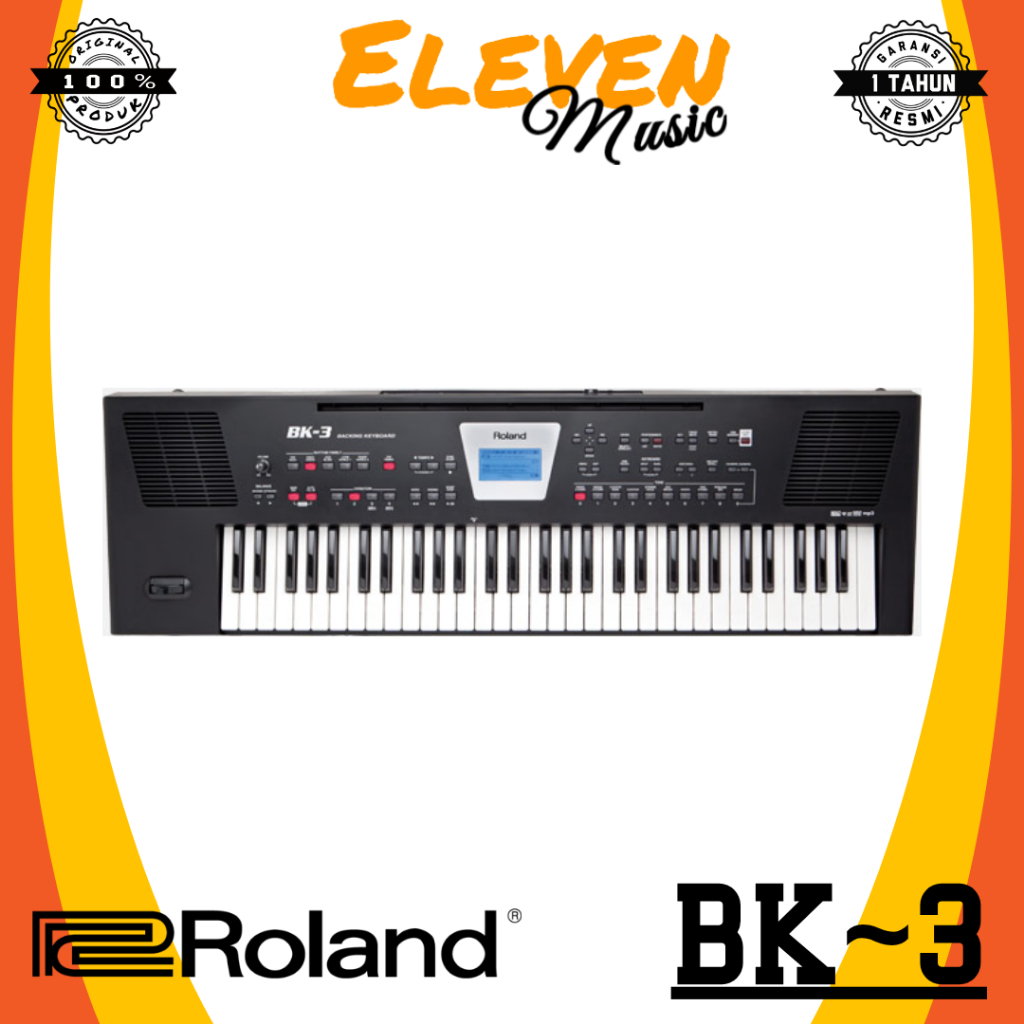 Roland BK-3 Backing Keyboard Roland BK3 Keyboard Arranger 61 keys