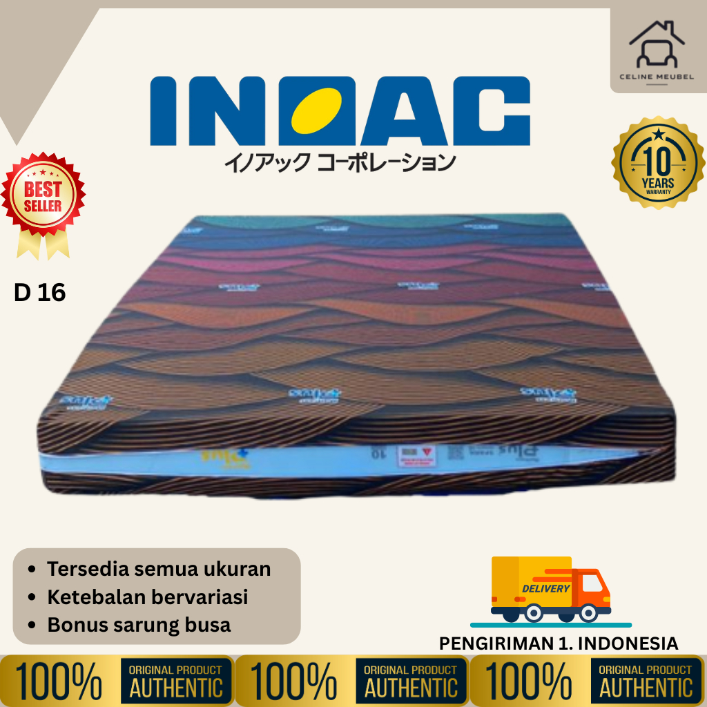 KASUR BUSA / KASUR TIDUR / SPON TIDUR INOAC GARANSI RESMI PT SERIM INDONESIA