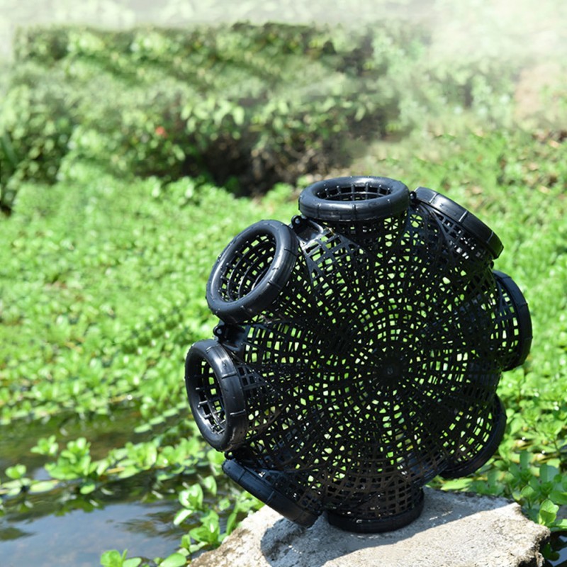 3/6/8 Holes Bubu Bahan Belut Plastik Perangkap Ikan /Udang Kandang Perangkap Ikan Universal