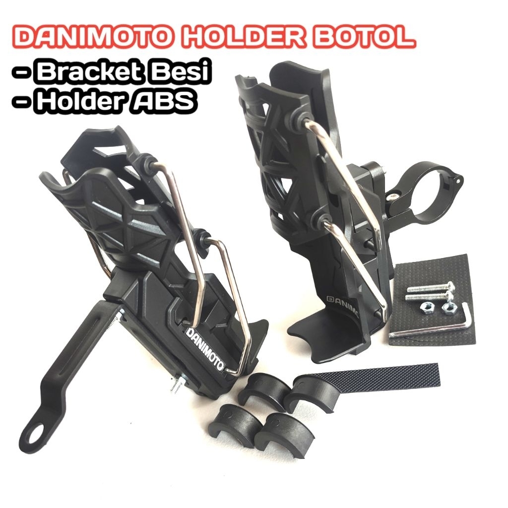 Bottle Holder Motor Danimoto Tempat Dudukan Botol Air Spion Stang Nmax Vario PCX ADV Beat Scoopy Mio
