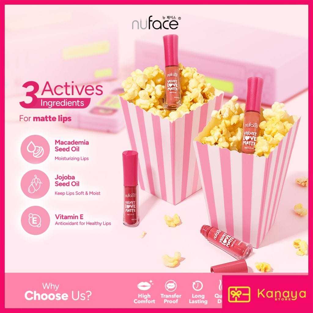 Nuface Lip Velvet Love Matte | Velvet Lip | Lip Matte | Lipstick | Lip Cream | Velvet | Matte | Lipc