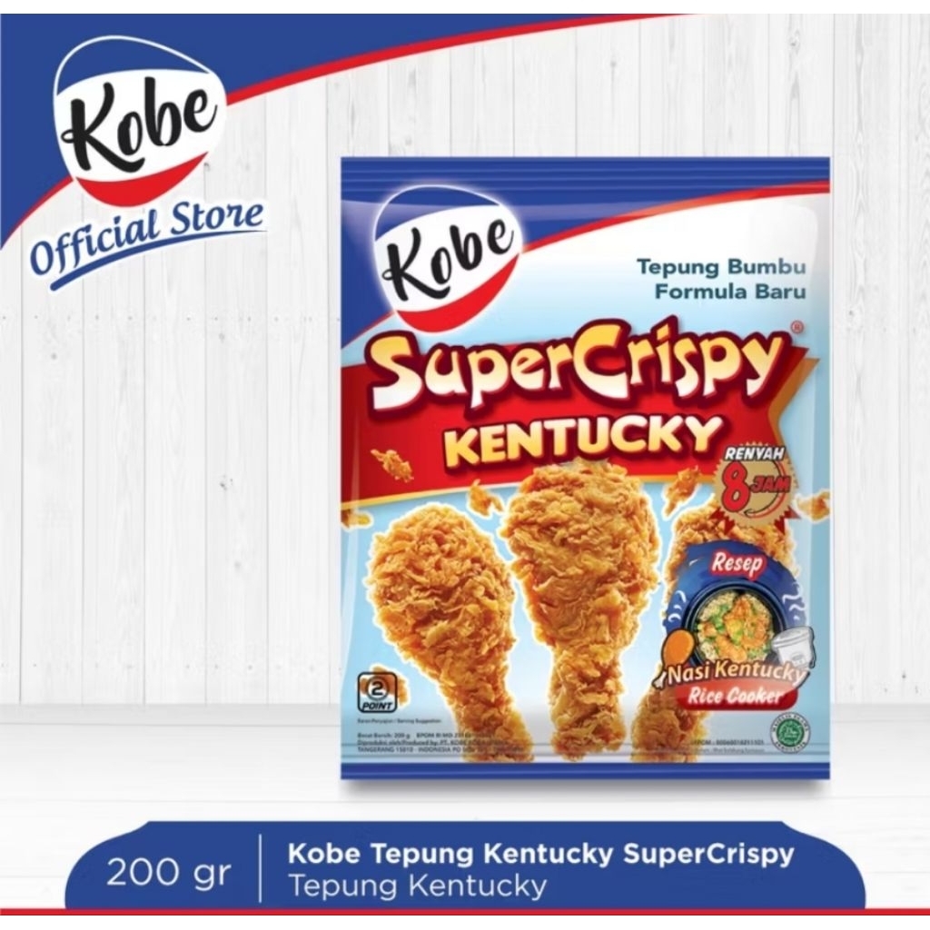 Kobe tepung super cruncy 200g | tepung ayam goreng | tepung KFC | tepung ayam super cruncy| MQ Froze