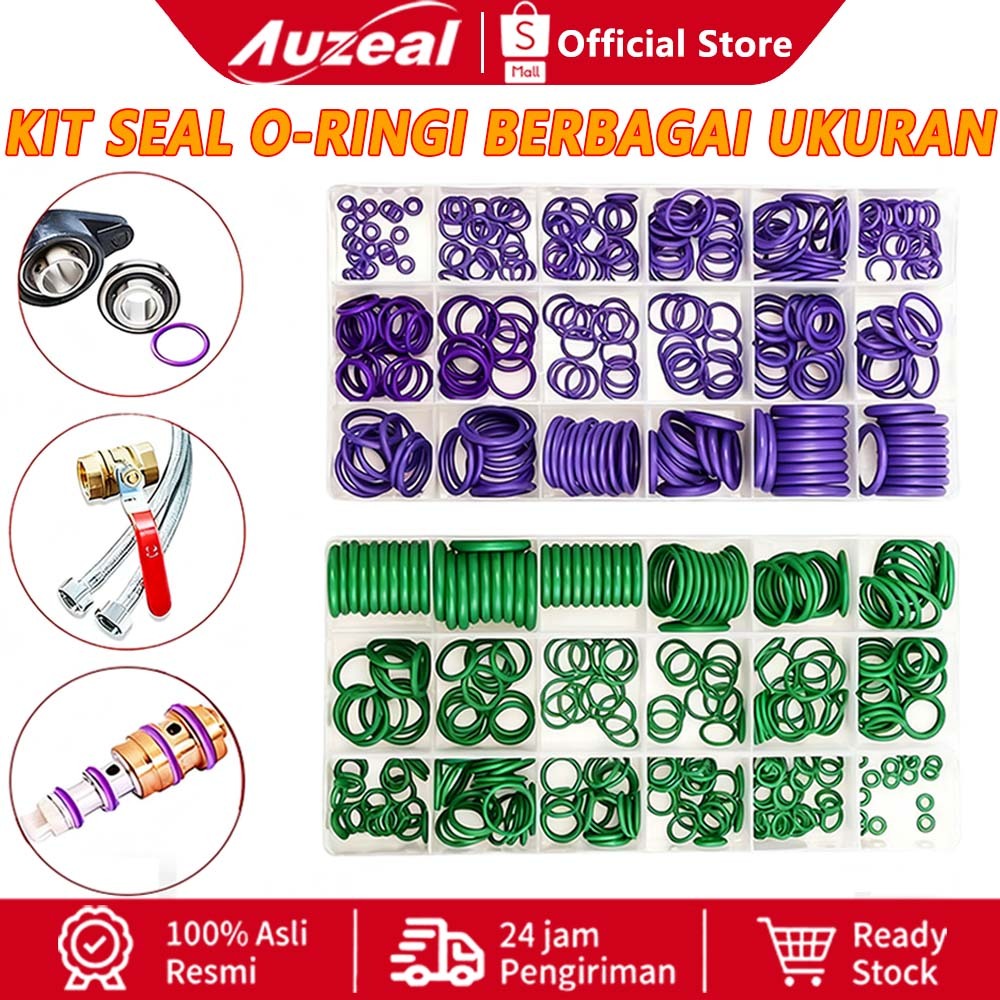 Auzeal 270Pcs O Ring Seal Karet Nitrile Rubber HNBR O Ring Gasket Seal PCP