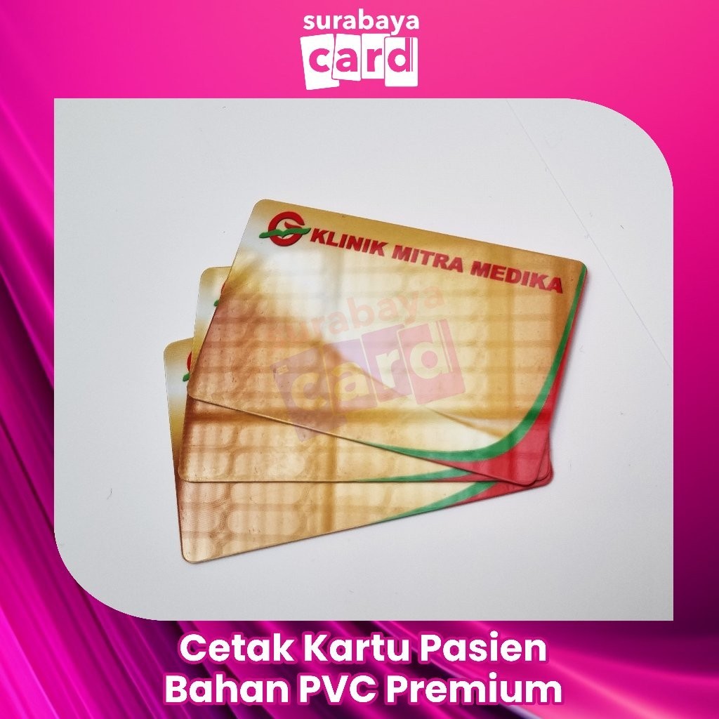 Jasa Cetak ID Card Kartu Pasien / Member Card Tebal 0,9mm
