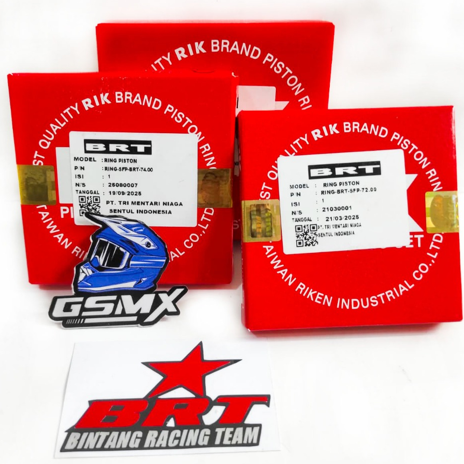 RING PISTON BRT RING SEHER BRT  70mm  72mm  74mm  76mm  78mm  71.50mm