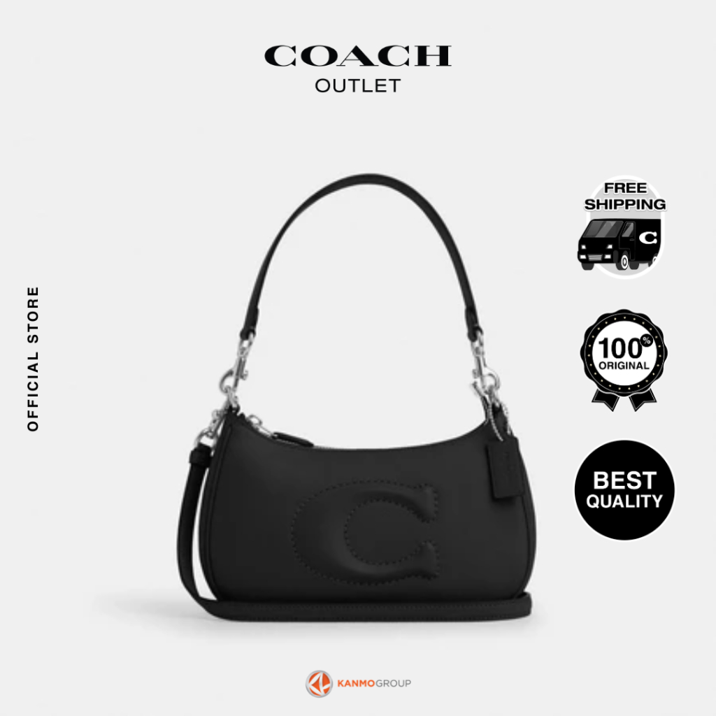Coach Teri Shoulder Bag With Leather Strap - Tas Selempang Wanita
