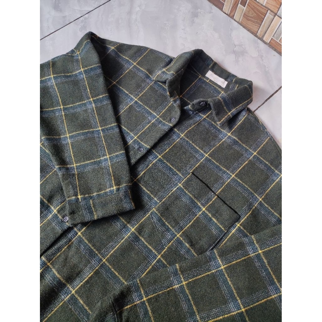 Flannel Wol Veterano Hijau