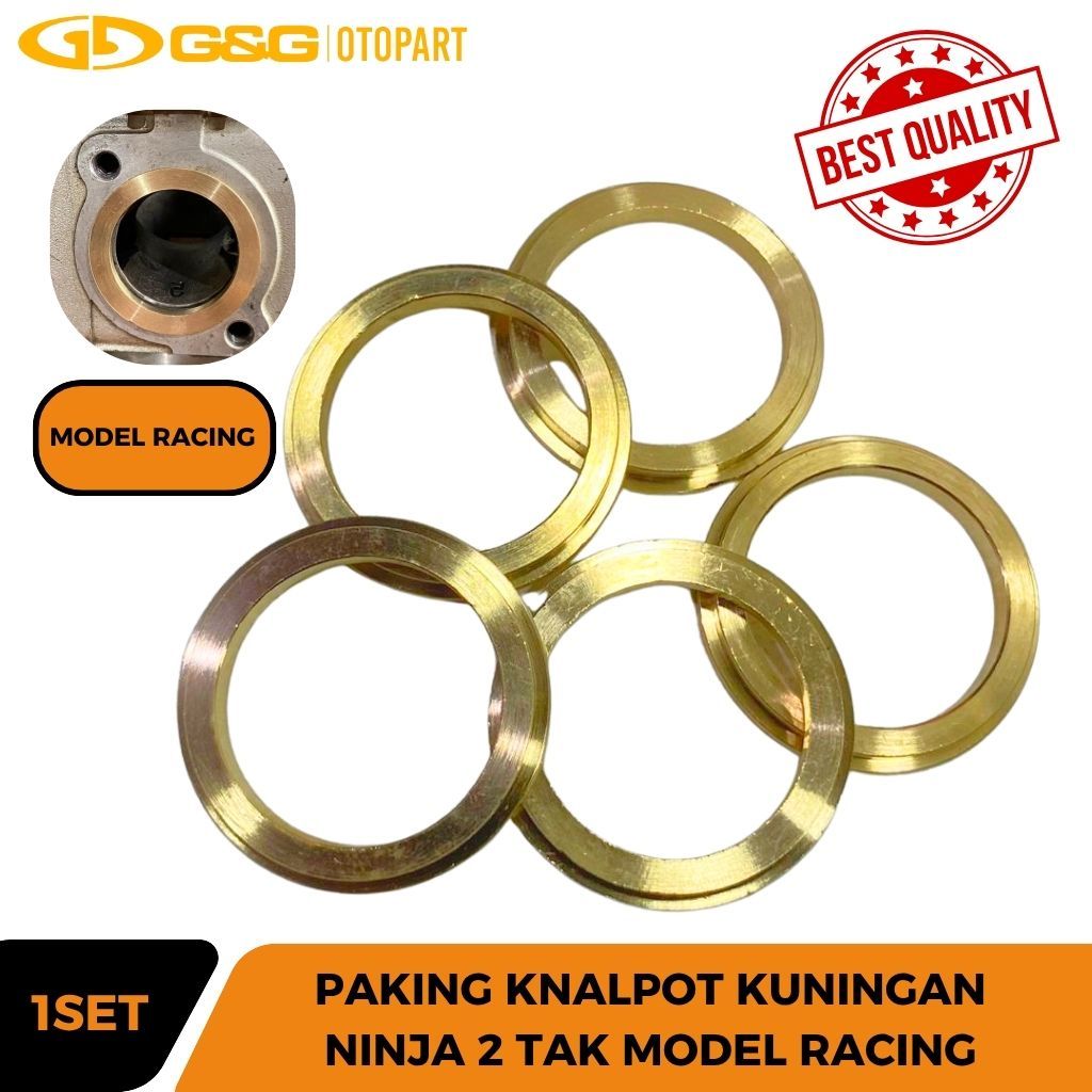 Paking Knalpot Kuningan Ninja 2tak Model Racing