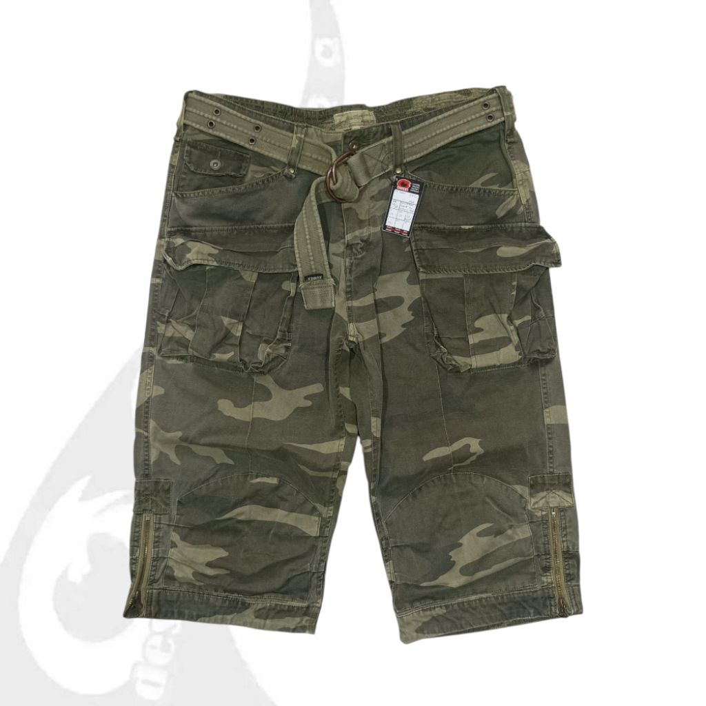 JUMBO vintage celana pendek cargo avirex multipocket size 37 / 38