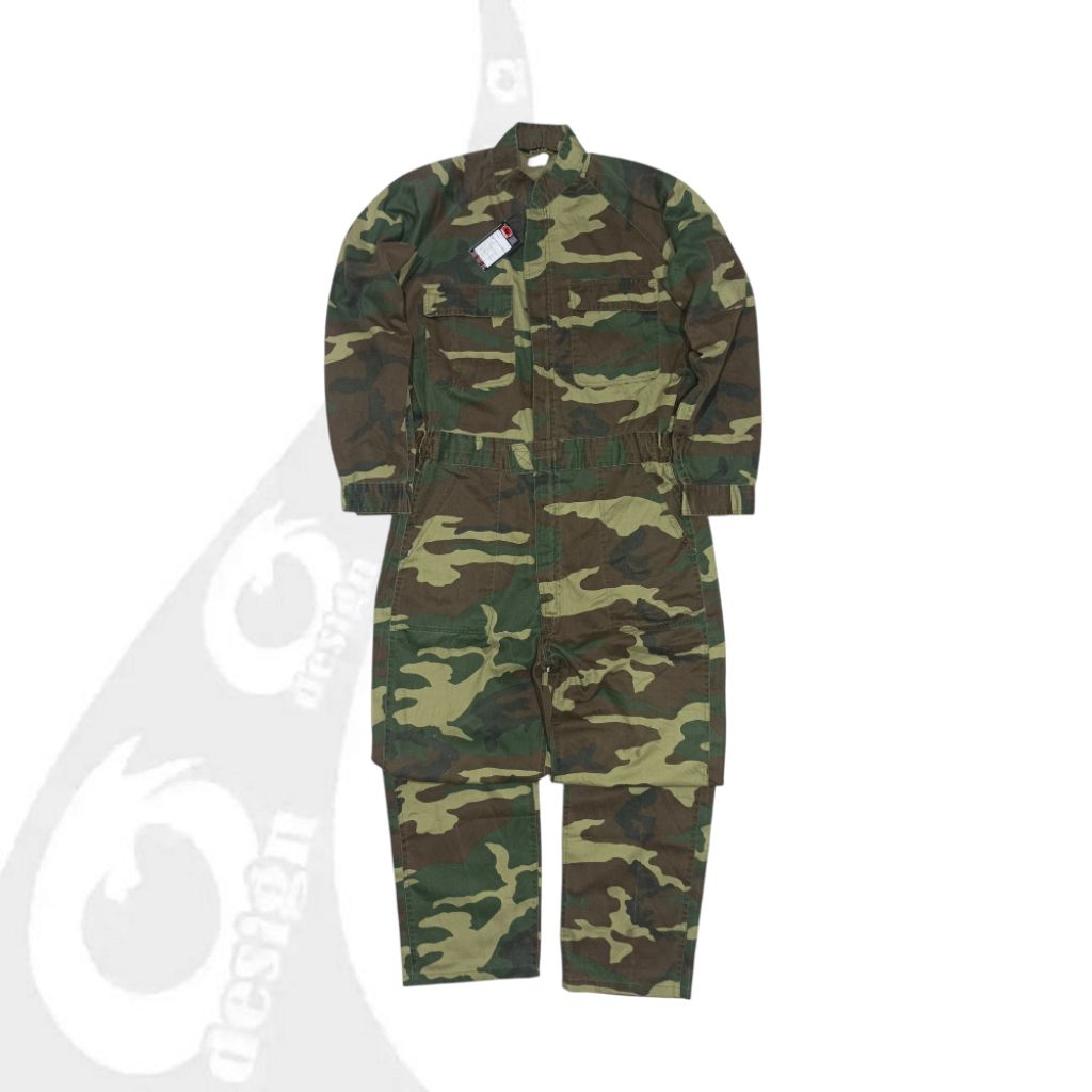 JUMBO vintage jaket celana coverall woodland wearpack