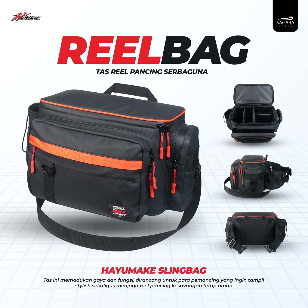 Tas Reel Pancing | Reel Bag HayuMake | Tempat Reel Pancing