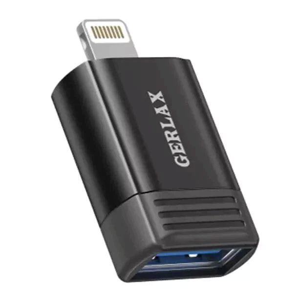 Star+ GERLAX GX-07 Adapter OTG USB 3.0 to LIGHTNING OTG Converter Cas & Transfer Data Cepat HP & Lap