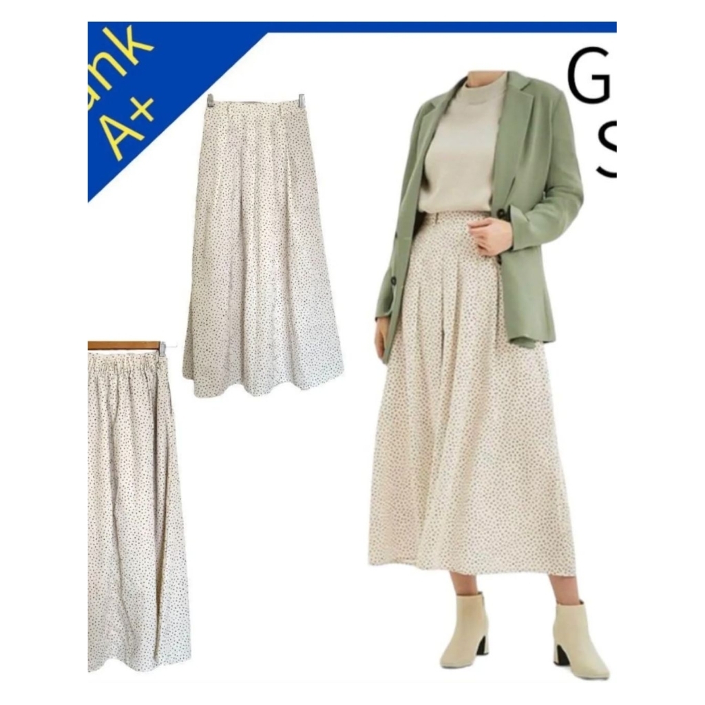 GU uniqlo polkadot Kulot