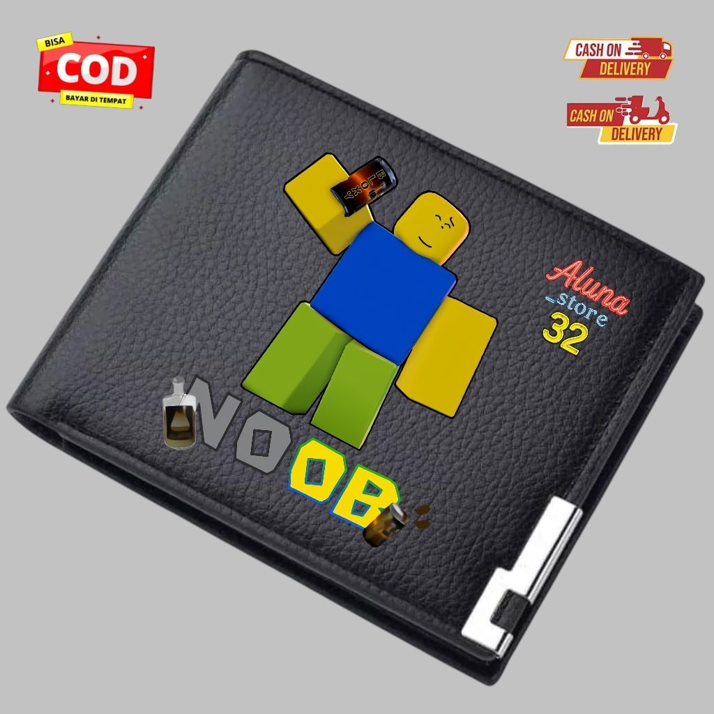 DOMPET LIPAT HITAM ROBLOX NOOB ANAK DEWASA