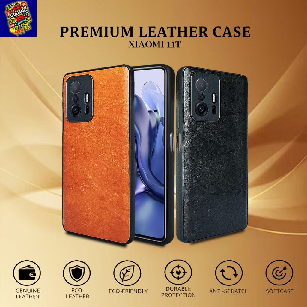 Leather Case Xiaomi MI 11T/ MI 11T pro casing Softcase Slim kulit [PREMIUM]