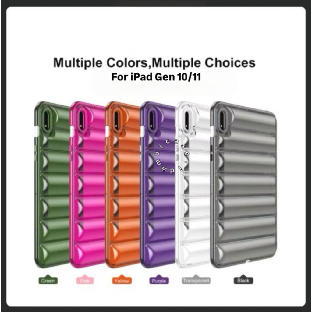 Casing Soft Case Ipad Bubble Pop It Gen 10 dan Gen  11" Silicon Back Cover