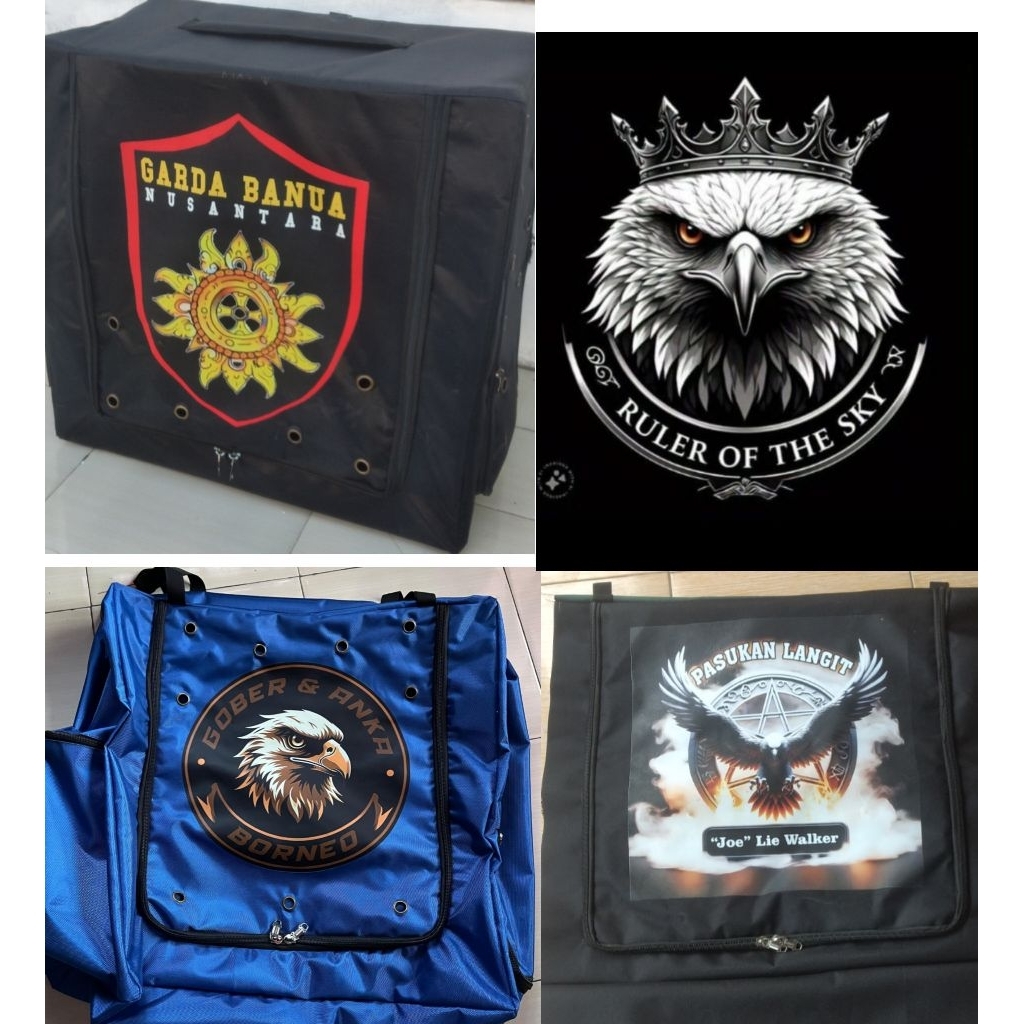 tas hawkbag box burung elang falconry custome gambar