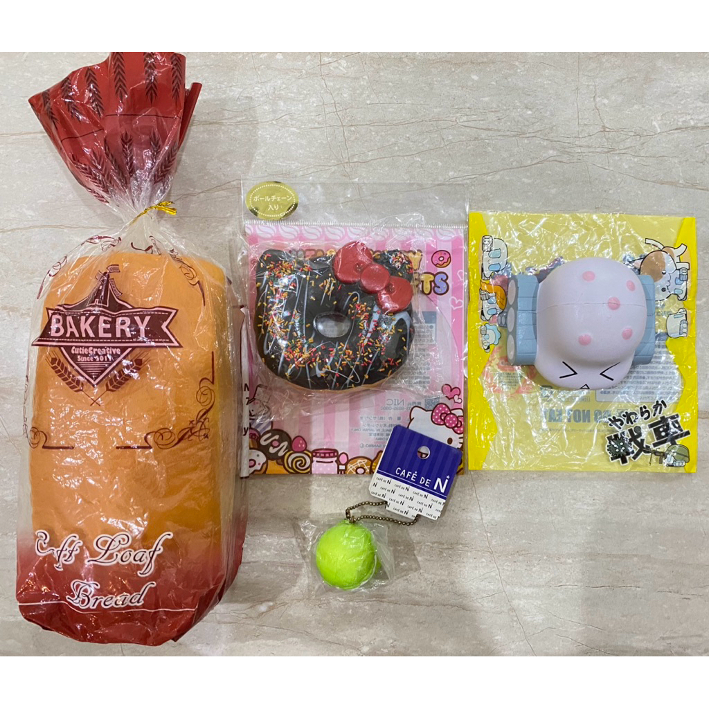 FLASH SALE Hello Kitty / HK Donut, Cafe De N Macaroon, Ibloom Tanker, Cutie Creative Loaf, Marshmell