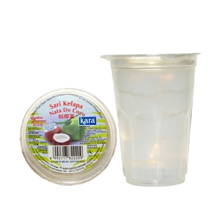 KARA NATA DE COCO LECI GELAS 220GR DUS ( 24 GELAS )