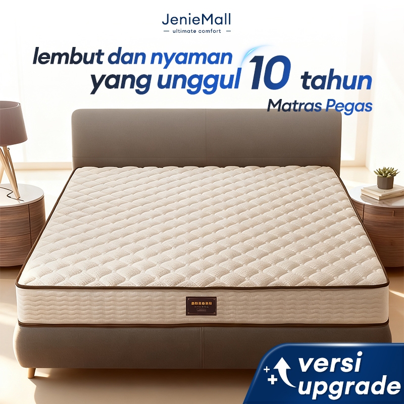 Kasur Spring Bed Tebal 20cm dengan pegas terbungkus individu Matras Kasur Spring Bed in Box Deluxe E