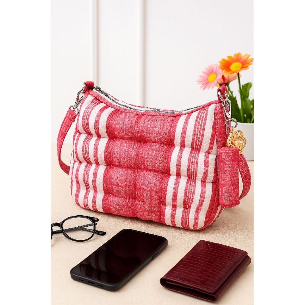 tas selempang wanita model kasur jadul ukuran jumbo