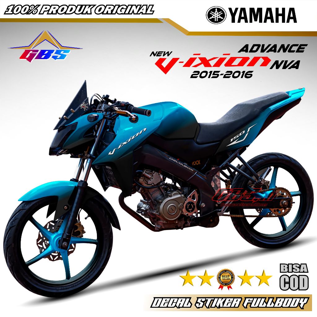 PROMO COD - Decal Stiker Vixion Advance 2015 2016 Fullbody Dekal Stiker Motor Vixion Nva Full Body