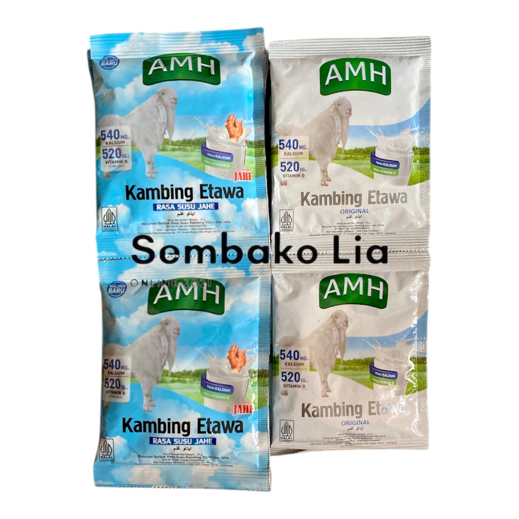 AMH Susu Kambing Etawa Susu Bubuk Renteng Isi 10pc Sachet