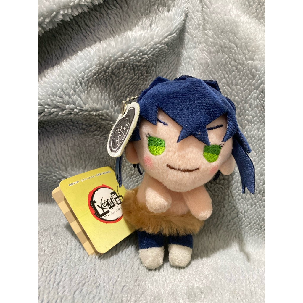 Boneka Plush Inosuke Hashibira – Demon Slayer Chibi Plush (Preloved)