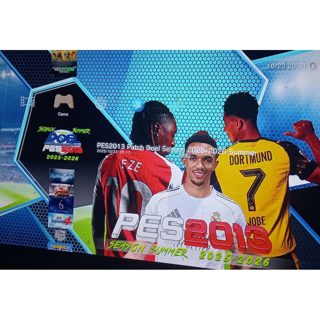 PES 2013 UPDATE 2026 PS3 DOEL PATCH