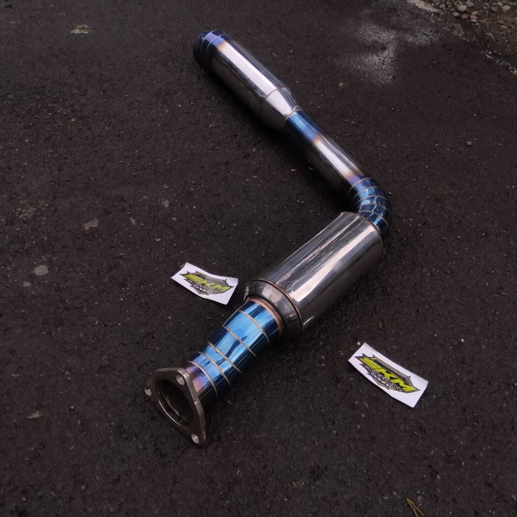 KNALPOT SIDE EXITE RESONATOR TRUK ENGKEL STENLIS PNP