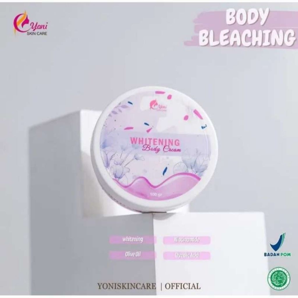 Yoni Whitening Body Cream (BPOM) (EXP TERBARU)