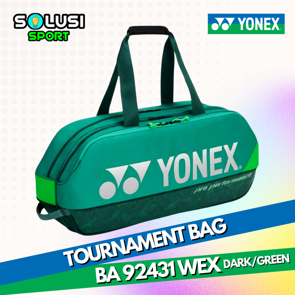 Yonex BA 92431 WEX Tas Raket Tenis Badminton Padel Pickleball Bulutangkis Pro Tournament Bag Origina