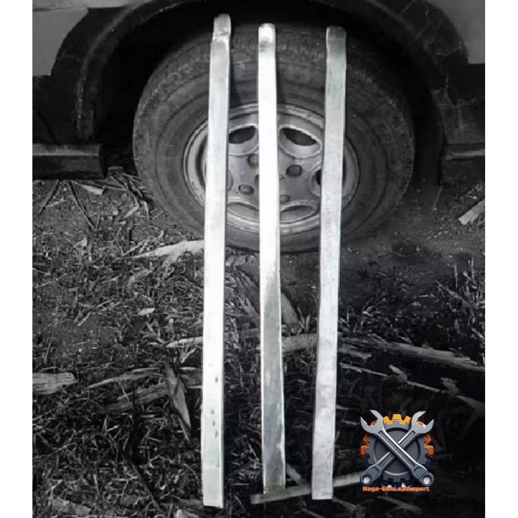 Cukit ban mobil/truk/Fuso bahan per baja truk panjang 70cm lebar 3cm kuat dan kokoh