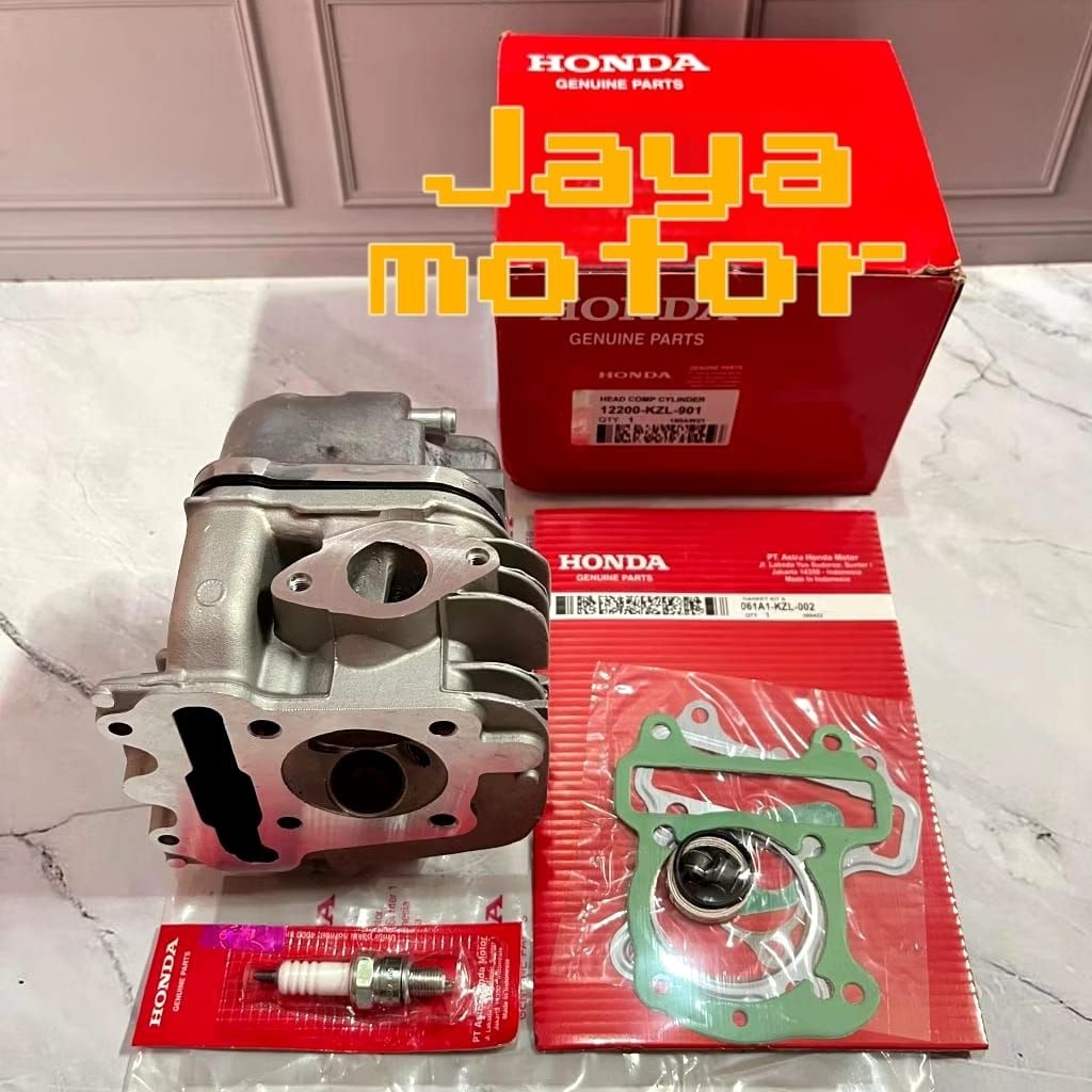 Head cylinder blok mesin Beat fi Stater kasar KZL 2012 - 2014 PNP Scoopy fi spacy fi Vario 110 fi St
